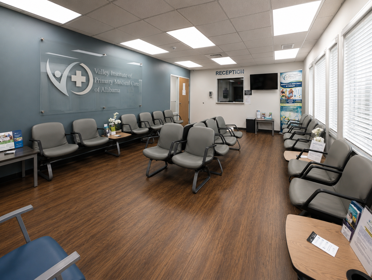 Private IV hydration suite at VIP Medical Care, Decatur, Alabama